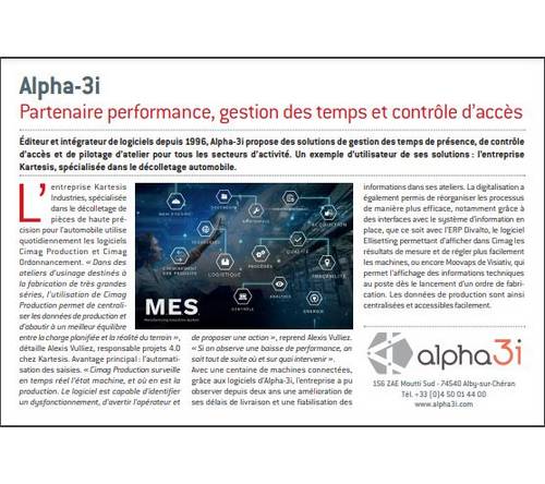 Alpha-3i partenaire performance gestion du temps