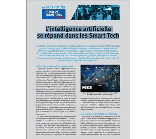 Intelligence artificielle Smart tech